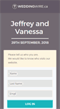 Mobile Screenshot of jeffreyandvanessa.com